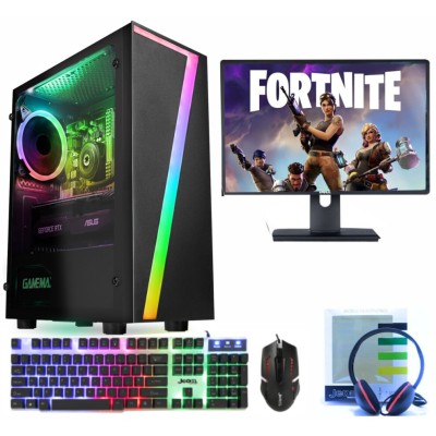 Refurbished Fast Gaming PC Computer Bundle Quad Core i5 16GB 1TB Windows 10 Nvidia GT 1030 
